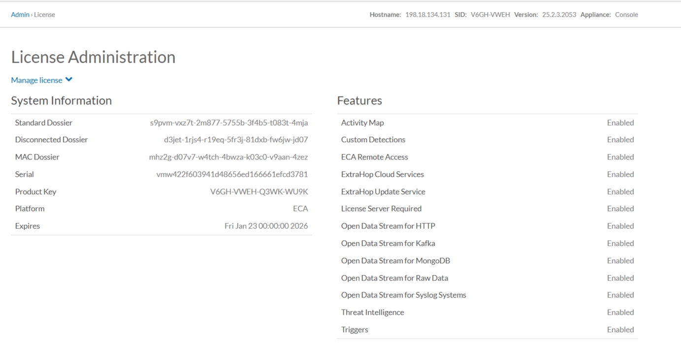 ECA License Registered Status ECA License Registered Status
