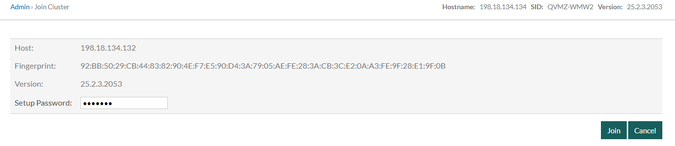 Figure: Join Cluster Node 3 Join Cluster Node 3